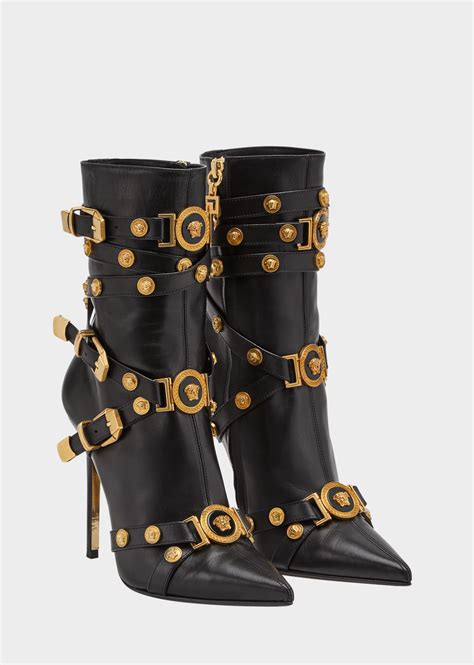 versace high heel boots.